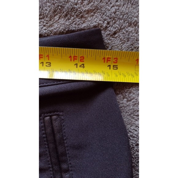 Marc New York Women's Size 4 Stretch Jeggings Black Pants Wide Button up+ Zip - Picture 10 of 13